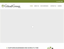 Tablet Screenshot of gileadgroup.net